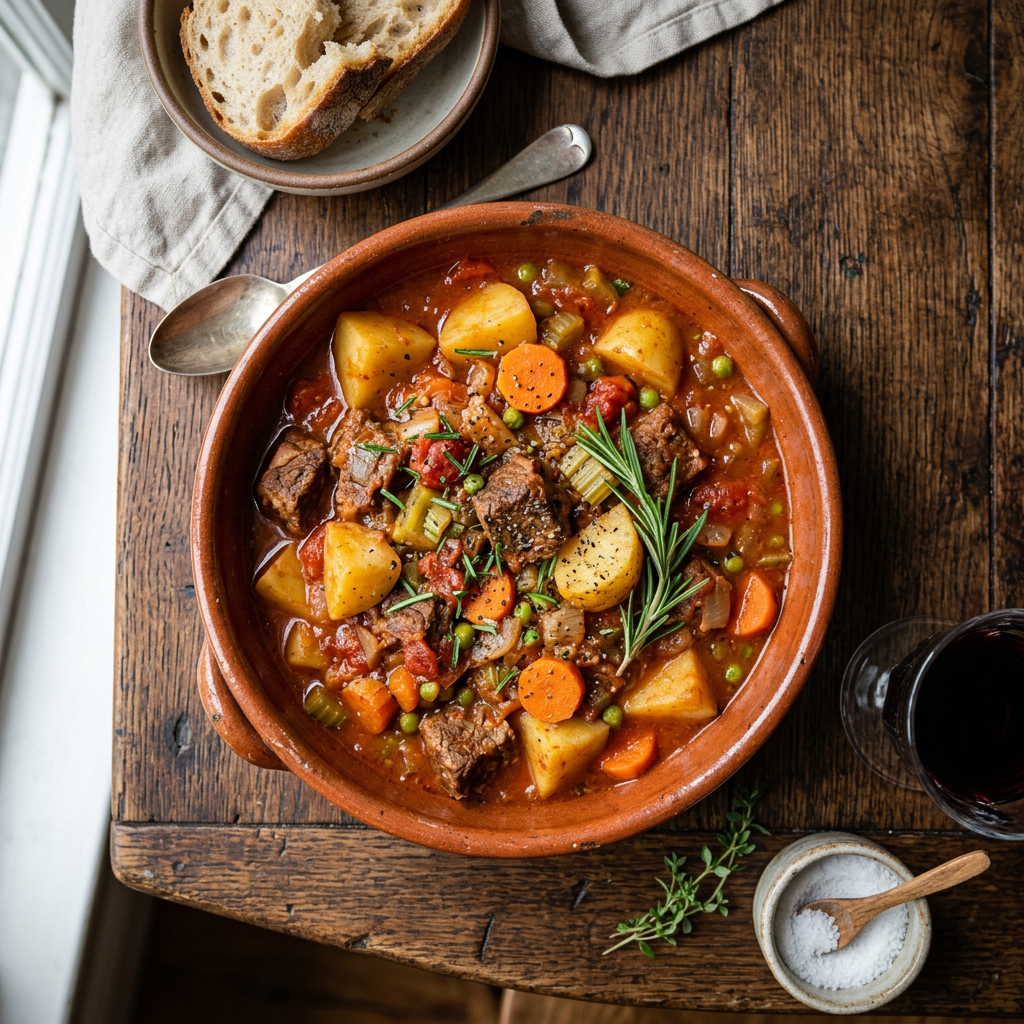 Rustic Italian Beef and Potato Spezzatino