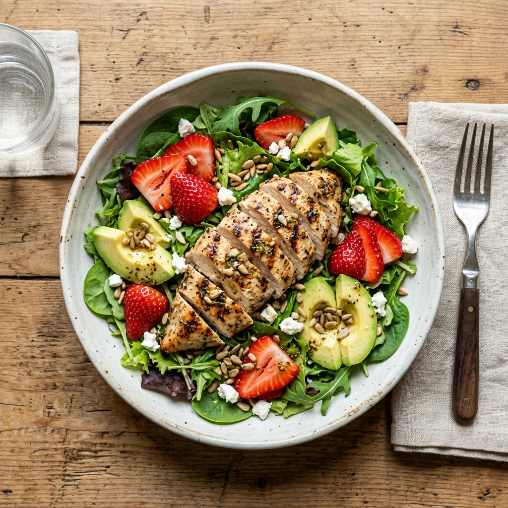Summer Orchard Grilled Chicken Salad