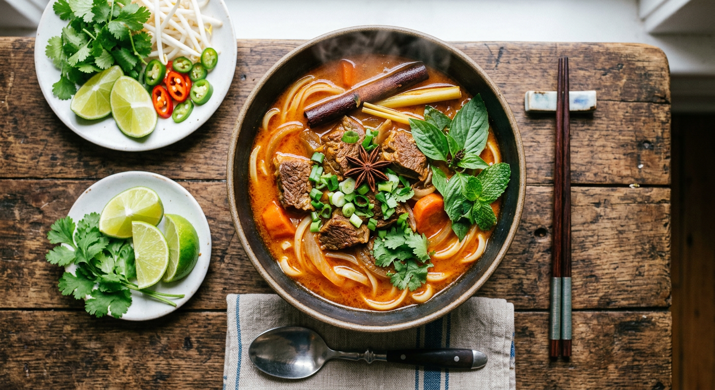 Hearty Vietnamese Lemongrass Beef Stew (Bo Kho Style)