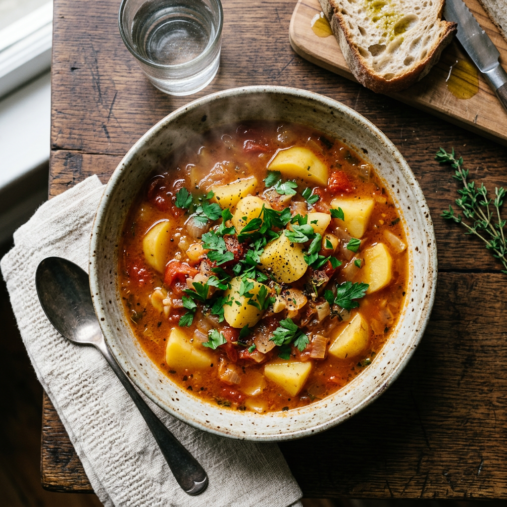 Provencal Potato and Tomato Stew