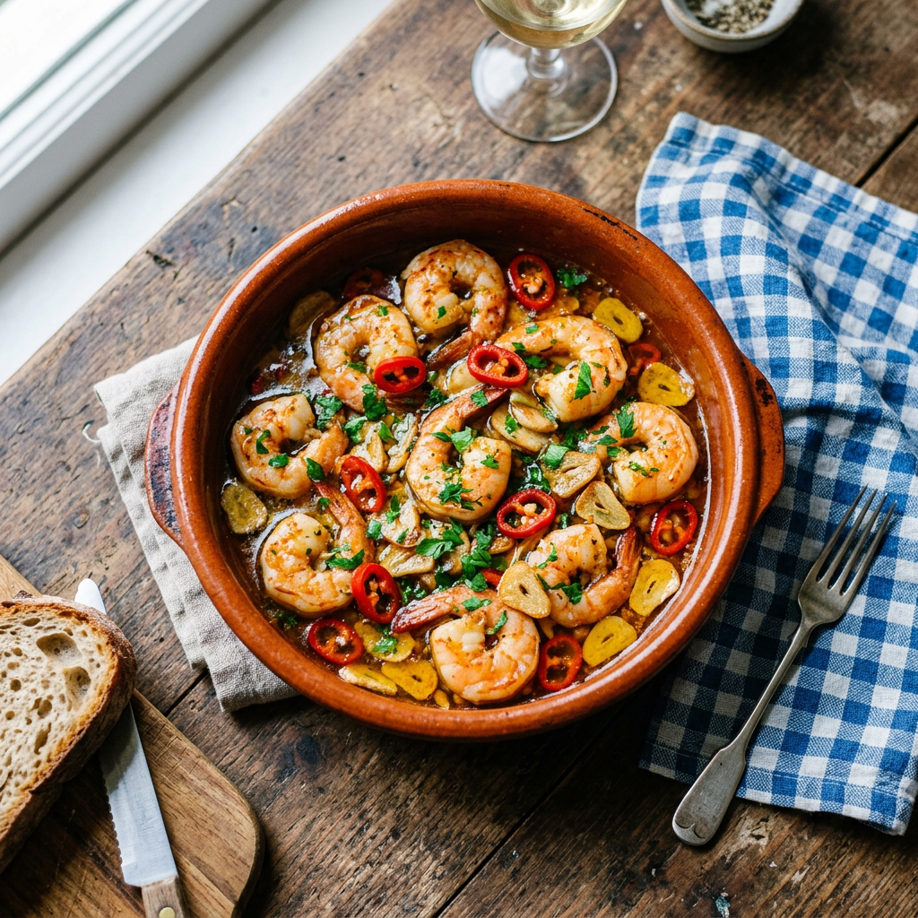 Spanish Weekend Garlic Shrimp (Gambas al Ajillo)