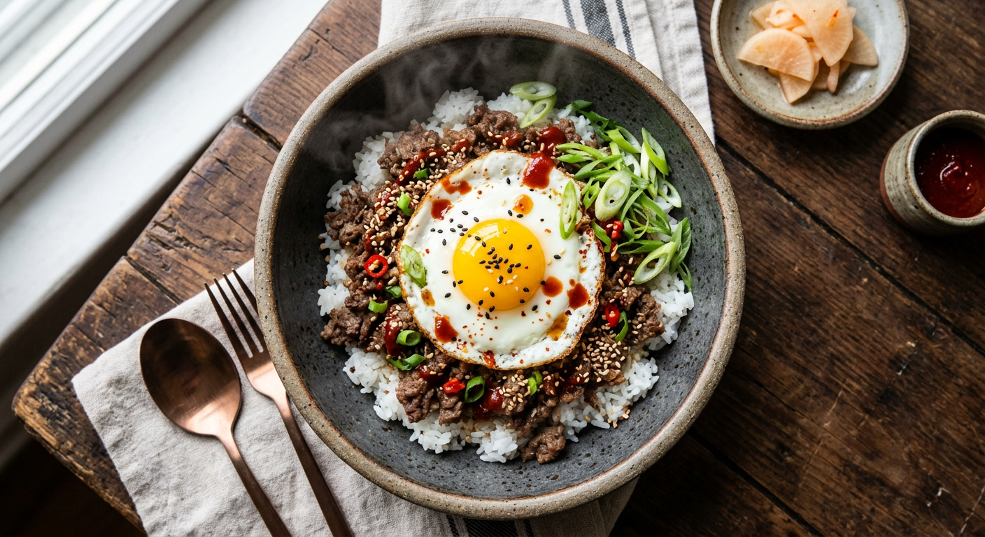 Korean-Style Ground Beef Bowls