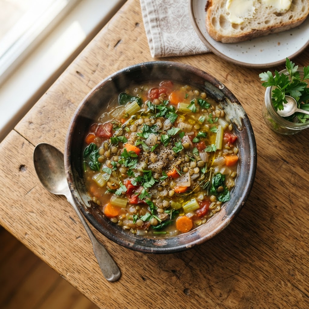 Hearty Vegetable Lentil Soup