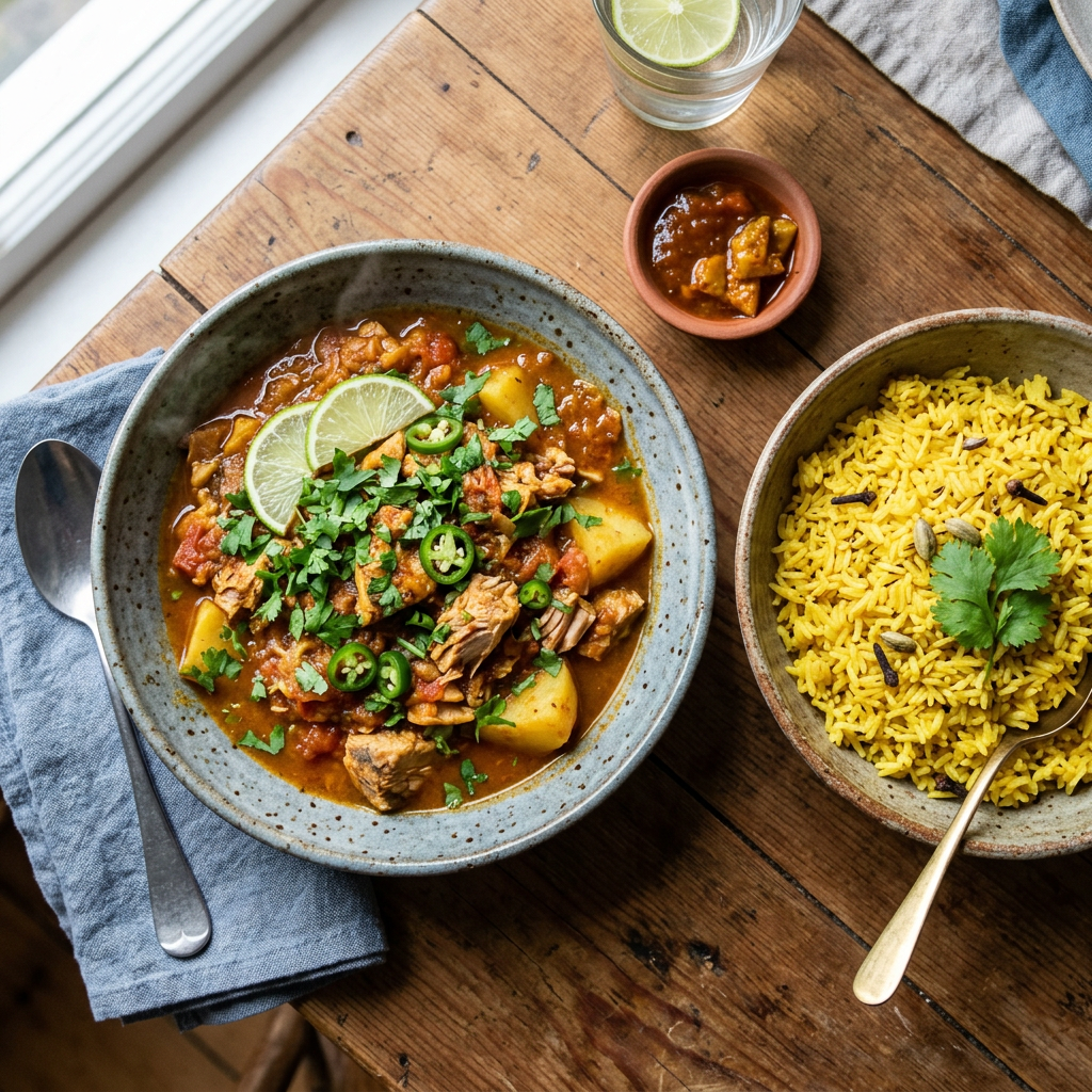 Quick Indian-Style Tuna & Potato Fry